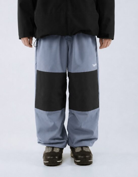IMG_3464 !ПРЕДЗАКАЗ! Сноуборд штаны Snow Easy pants серо-голубые/черные